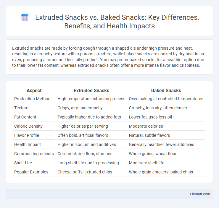 Extruded Snacks vs. Baked Snacks: Key Differences, Benefits, and Health Impacts