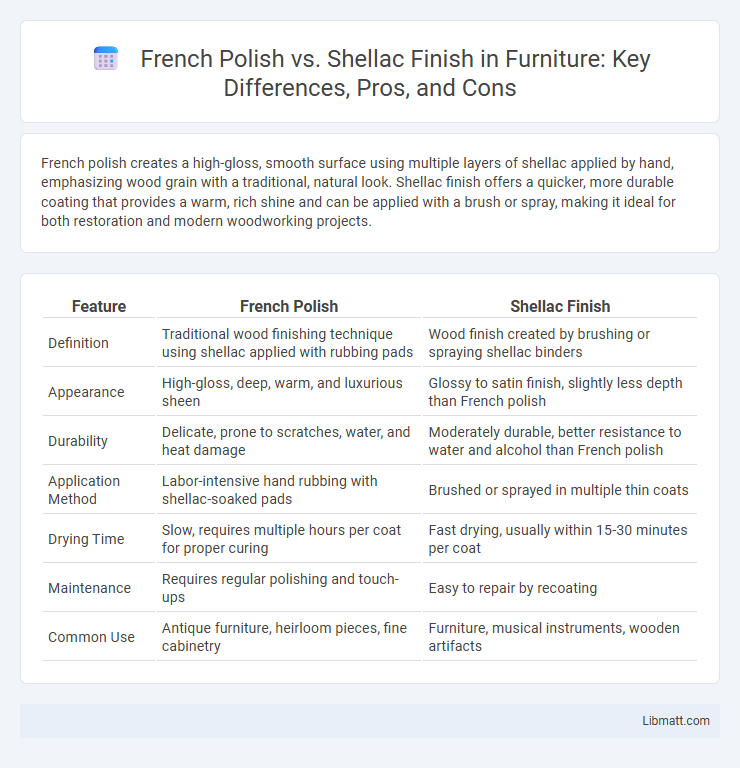 French Polish vs. Shellac Finish in Furniture: Key Differences, Pros, and Cons