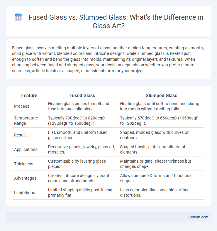Fused Glass vs. Slumped Glass: What's the Difference in Glass Art?