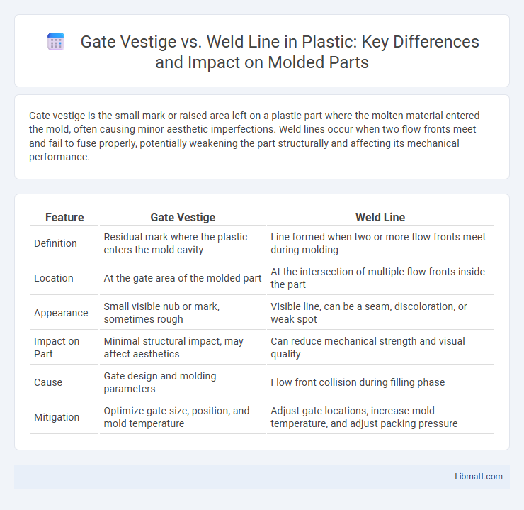 Gate Vestige vs. Weld Line in Plastic: Key Differences and Impact on Molded Parts