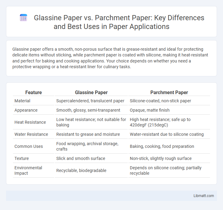 Glassine Paper vs. Parchment Paper: Key Differences and Best Uses in Paper Applications
