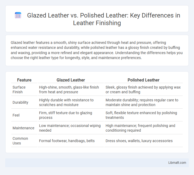 Glazed Leather vs. Polished Leather: Key Differences in Leather Finishing