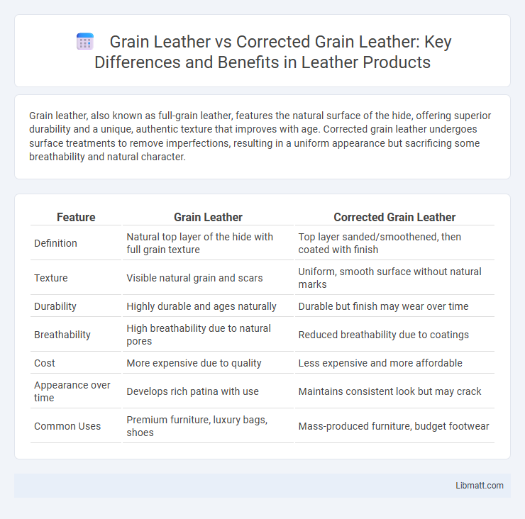 Grain Leather vs Corrected Grain Leather: Key Differences and Benefits in Leather Products