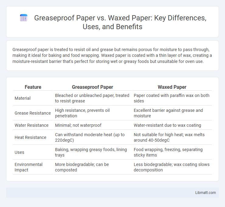 Greaseproof Paper vs. Waxed Paper: Key Differences, Uses, and Benefits