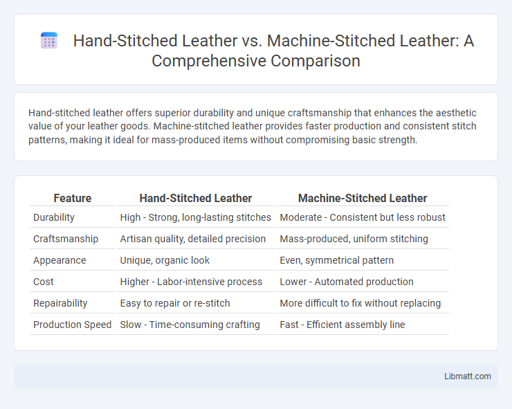 Hand-Stitched Leather vs. Machine-Stitched Leather: A Comprehensive Comparison