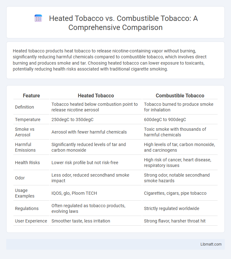 Heated Tobacco vs. Combustible Tobacco: A Comprehensive Comparison