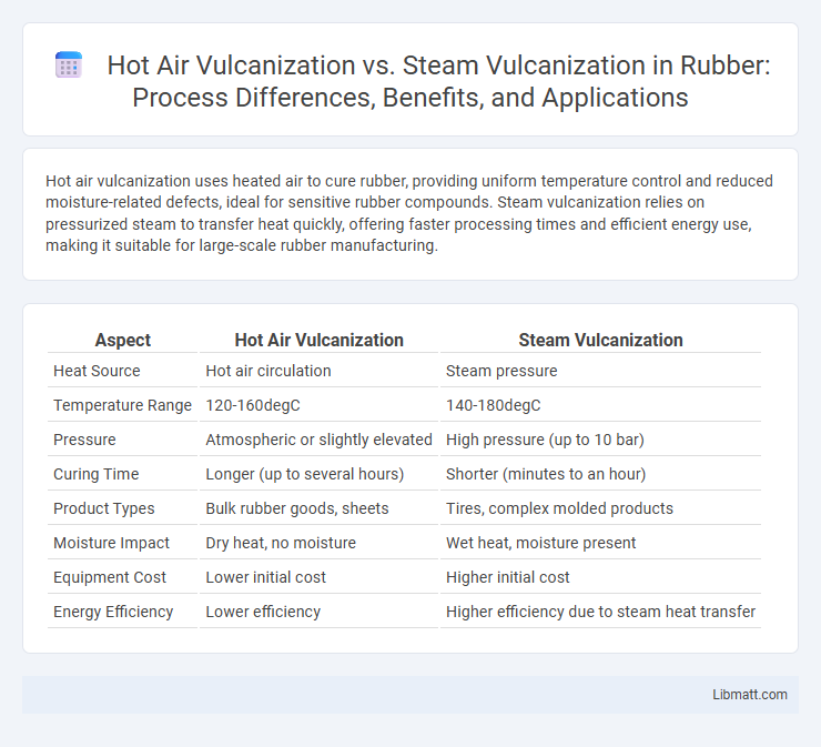 Hot Air Vulcanization vs. Steam Vulcanization in Rubber: Process Differences, Benefits, and Applications