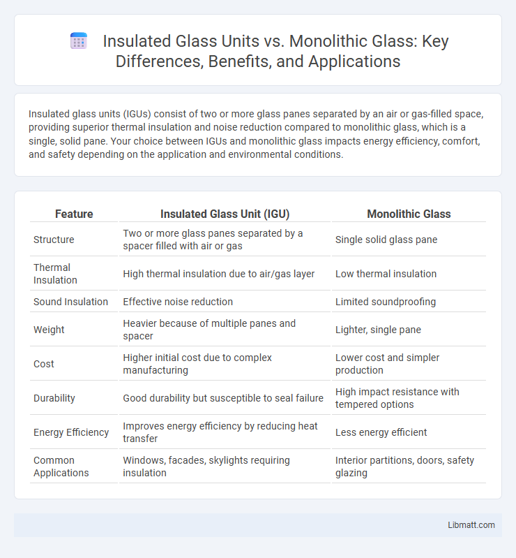 Insulated Glass Units vs. Monolithic Glass: Key Differences, Benefits, and Applications