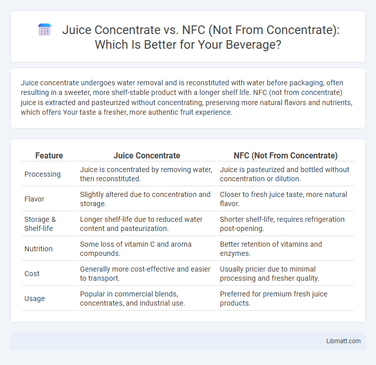 Juice Concentrate vs. NFC (Not From Concentrate): Which Is Better for Your Beverage?