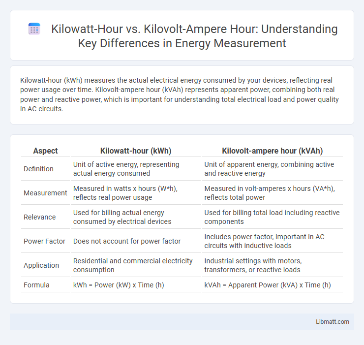 Kilowatt-Hour vs. Kilovolt-Ampere Hour: Understanding Key Differences in Energy Measurement