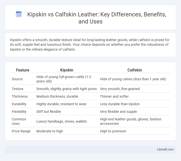 Kipskin vs Calfskin Leather: Key Differences, Benefits, and Uses