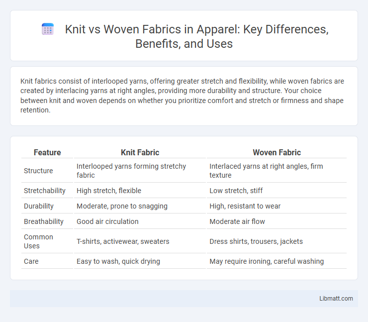 Knit vs Woven Fabrics in Apparel: Key Differences, Benefits, and Uses