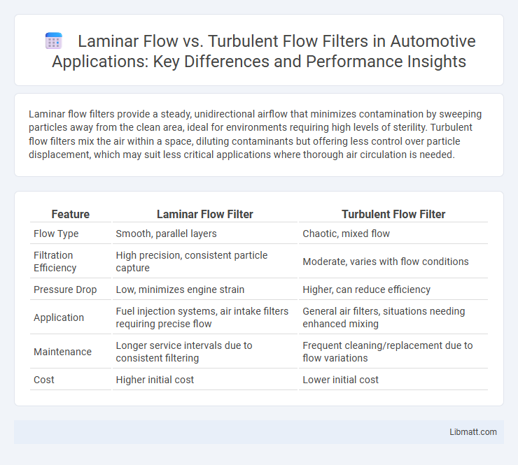 Laminar Flow vs. Turbulent Flow Filters in Automotive Applications: Key Differences and Performance Insights