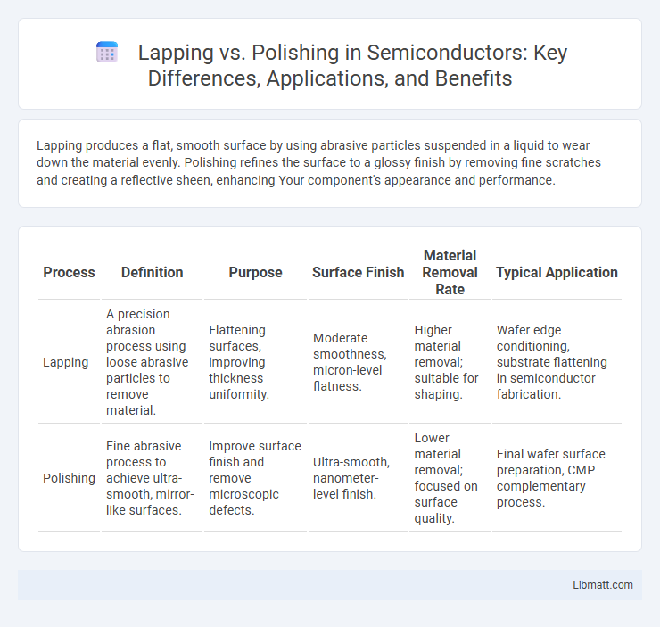 Lapping vs. Polishing in Semiconductors: Key Differences, Applications, and Benefits