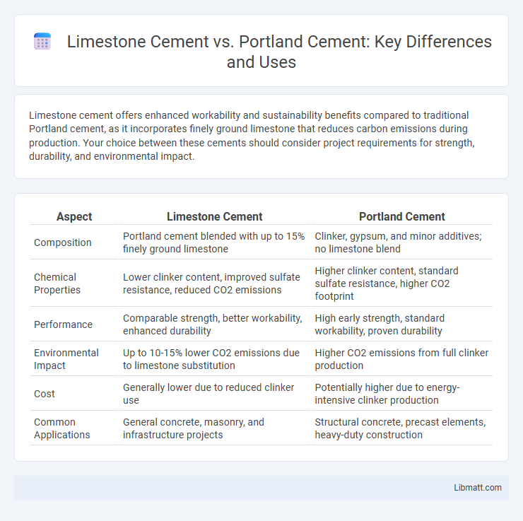 Limestone Cement vs. Portland Cement: Key Differences and Uses