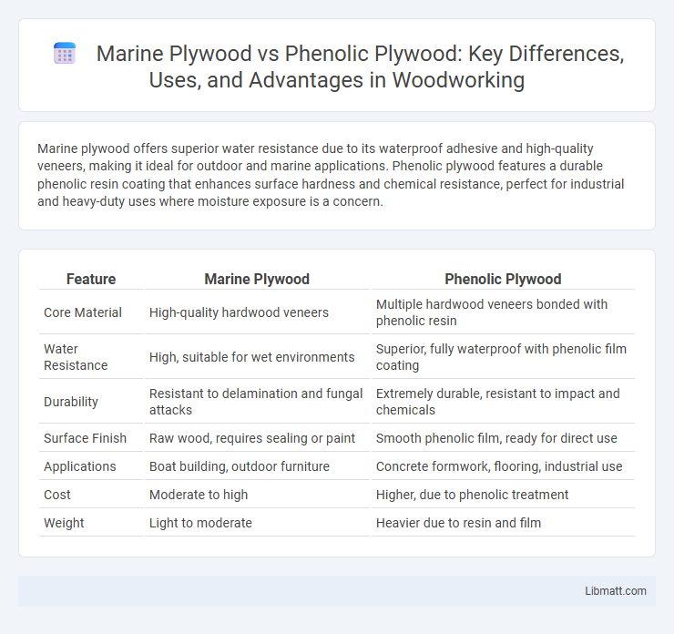 Marine Plywood vs Phenolic Plywood: Key Differences, Uses, and Advantages in Woodworking