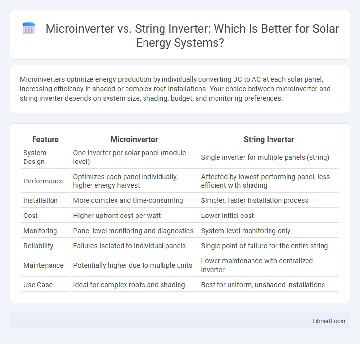 Microinverter vs. String Inverter: Which Is Better for Solar Energy Systems?