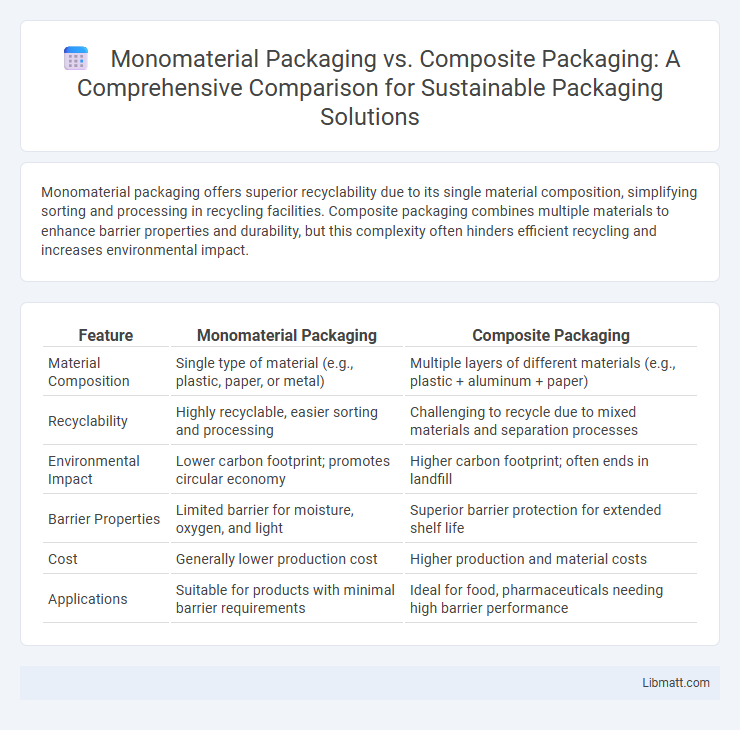 Monomaterial Packaging vs. Composite Packaging: A Comprehensive Comparison for Sustainable Packaging Solutions