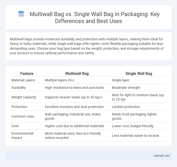 Multiwall Bag vs. Single Wall Bag in Packaging: Key Differences and Best Uses
