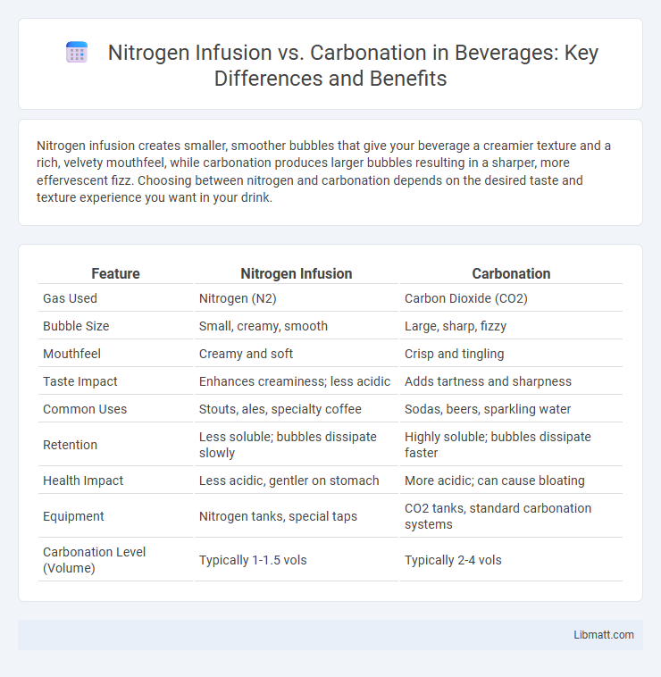 Nitrogen Infusion vs. Carbonation in Beverages: Key Differences and Benefits