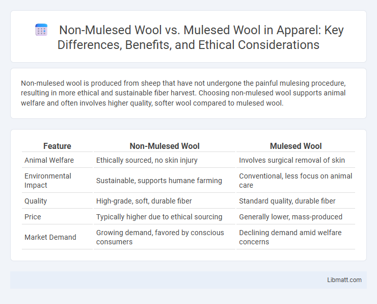 Non-Mulesed Wool vs. Mulesed Wool in Apparel: Key Differences, Benefits, and Ethical Considerations