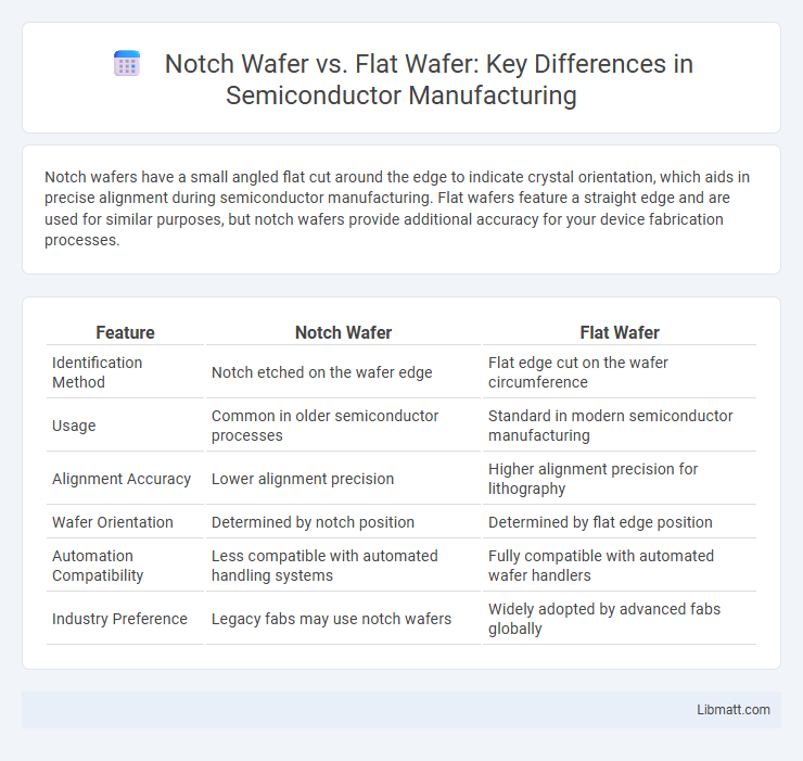 Notch Wafer vs. Flat Wafer: Key Differences in Semiconductor Manufacturing