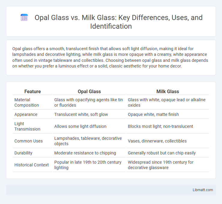 Opal Glass vs. Milk Glass: Key Differences, Uses, and Identification