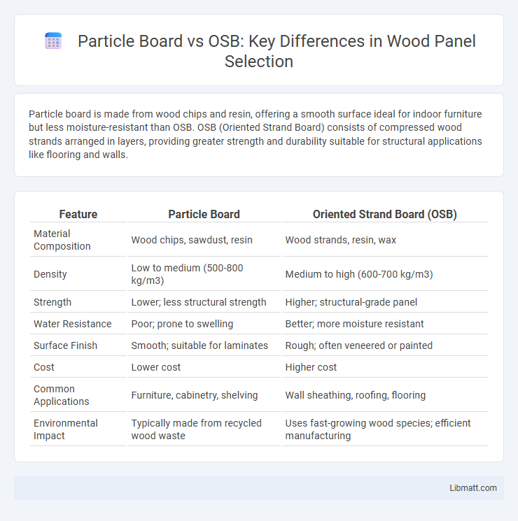 Particle Board vs OSB: Key Differences in Wood Panel Selection