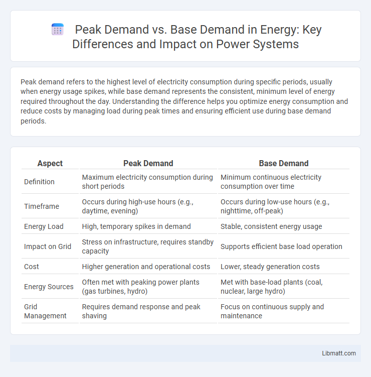Peak Demand vs. Base Demand in Energy: Key Differences and Impact on Power Systems