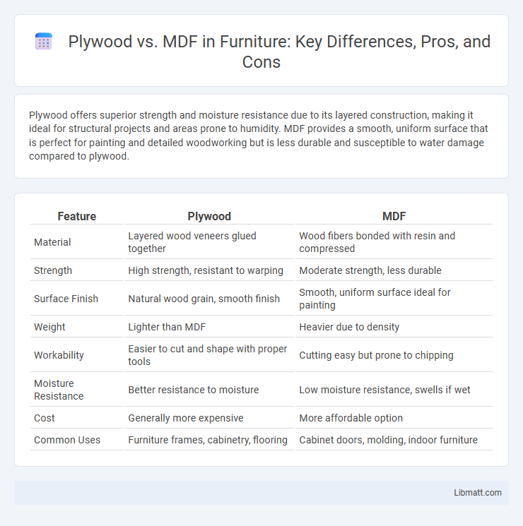 Plywood vs. MDF in Furniture: Key Differences, Pros, and Cons