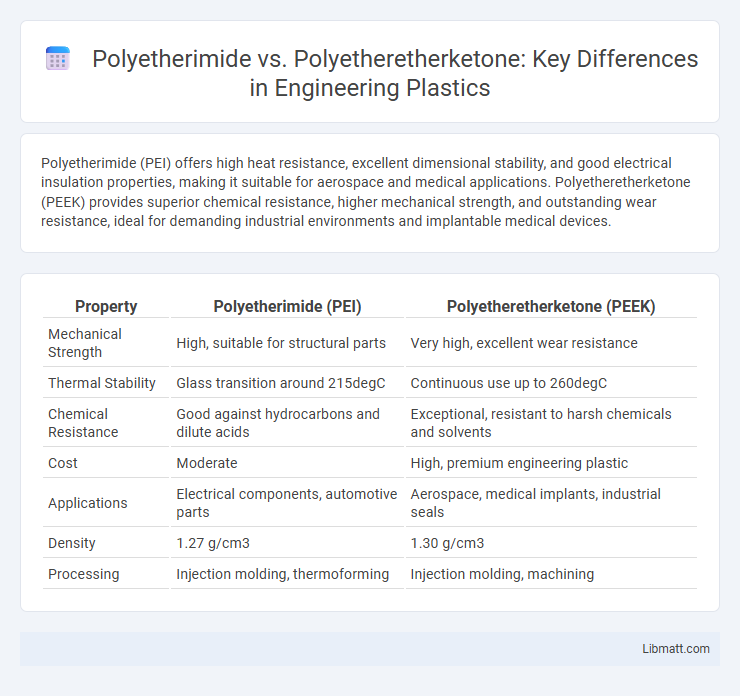 Polyetherimide vs. Polyetheretherketone: Key Differences in Engineering Plastics