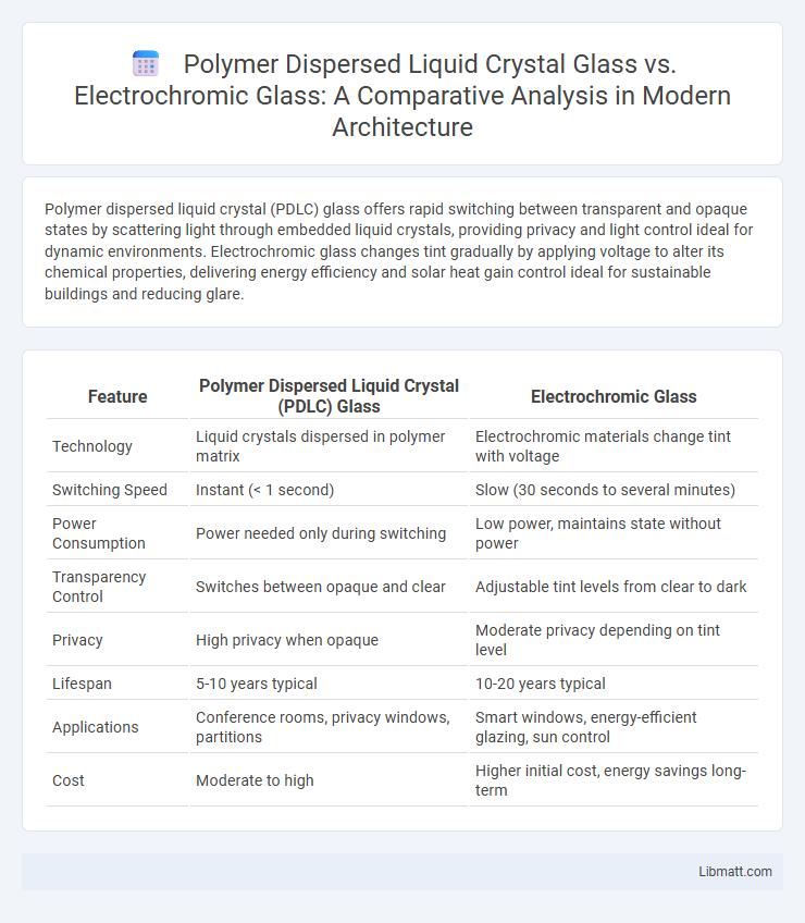 Polymer Dispersed Liquid Crystal Glass vs. Electrochromic Glass: A Comparative Analysis in Modern Architecture