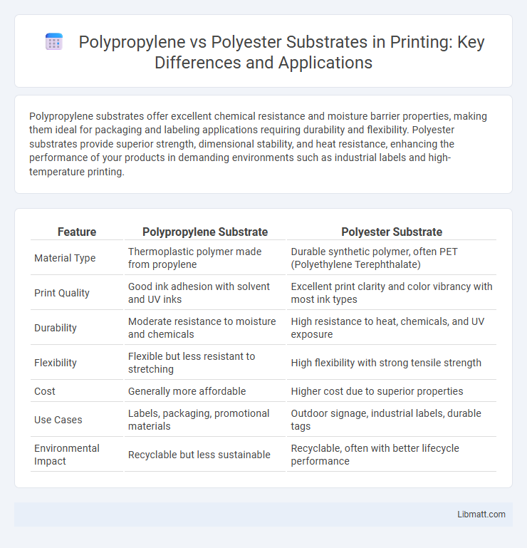 Polypropylene vs Polyester Substrates in Printing: Key Differences and Applications