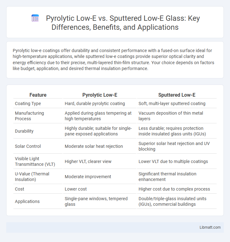 Pyrolytic Low-E vs. Sputtered Low-E Glass: Key Differences, Benefits, and Applications