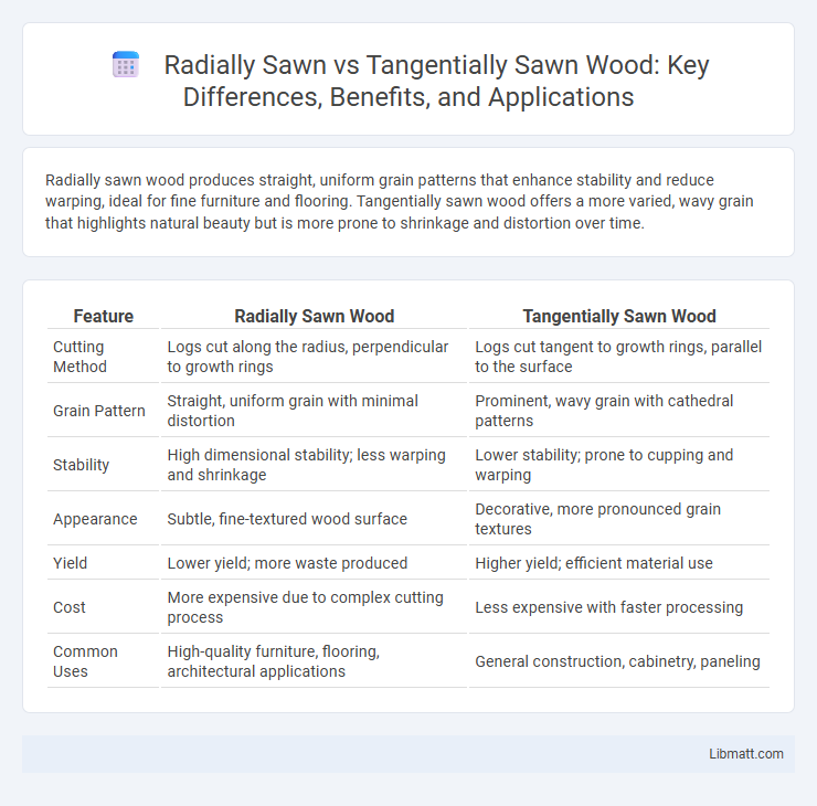 Radially Sawn vs Tangentially Sawn Wood: Key Differences, Benefits, and Applications