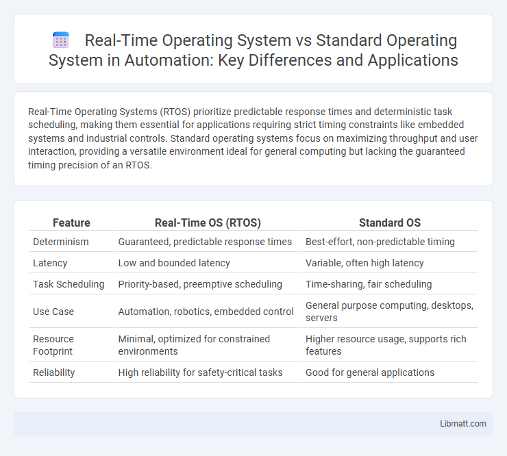 Real-Time Operating System vs Standard Operating System in Automation: Key Differences and Applications