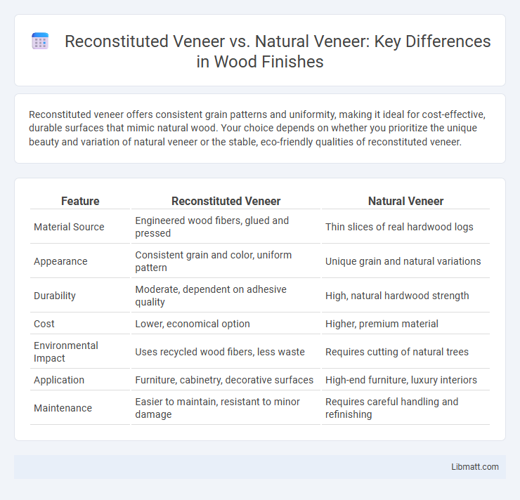 Reconstituted Veneer vs. Natural Veneer: Key Differences in Wood Finishes
