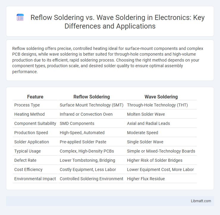 Reflow Soldering vs. Wave Soldering in Electronics: Key Differences and Applications
