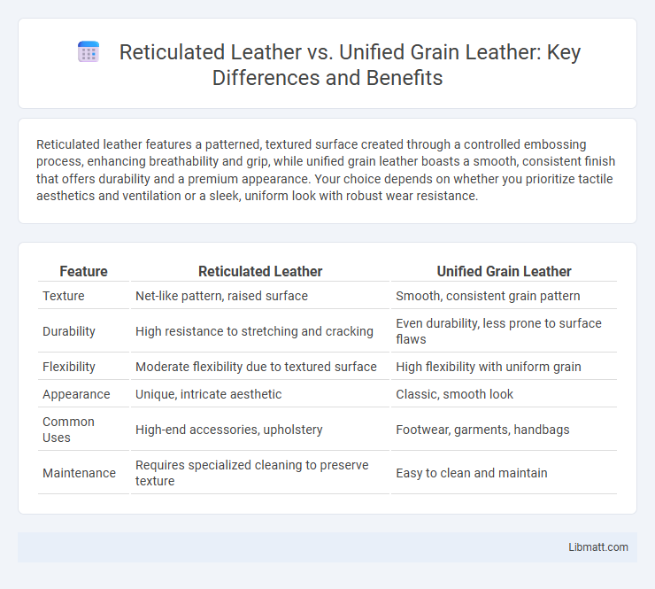 Reticulated Leather vs. Unified Grain Leather: Key Differences and Benefits