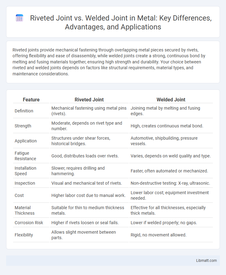 Riveted Joint vs. Welded Joint in Metal: Key Differences, Advantages, and Applications