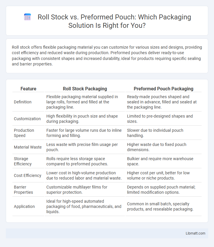 Roll Stock vs. Preformed Pouch: Which Packaging Solution Is Right for You?