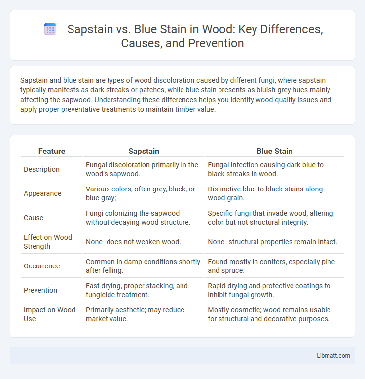 Sapstain vs. Blue Stain in Wood: Key Differences, Causes, and Prevention