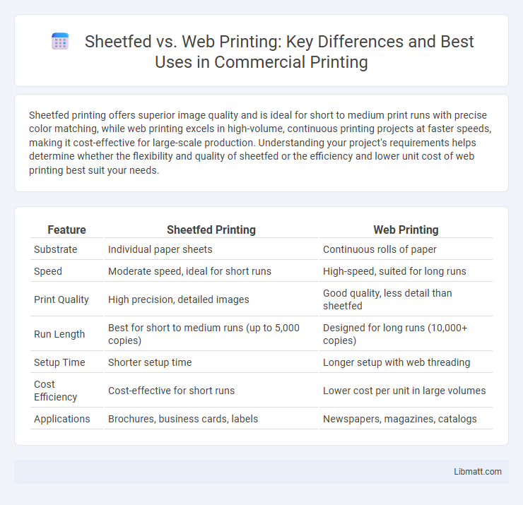 Sheetfed vs. Web Printing: Key Differences and Best Uses in Commercial Printing