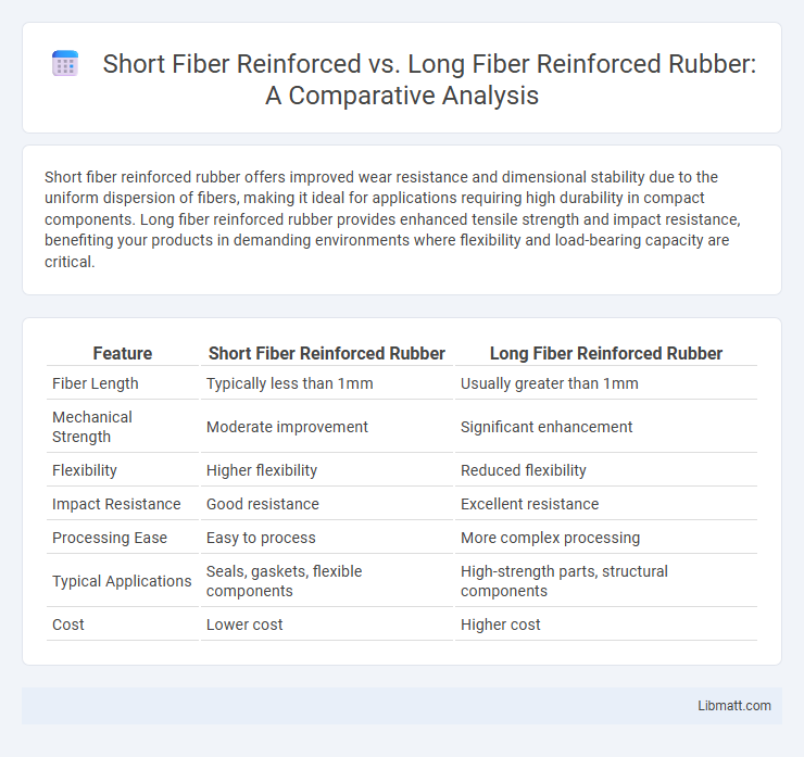 Short Fiber Reinforced vs. Long Fiber Reinforced Rubber: A Comparative Analysis