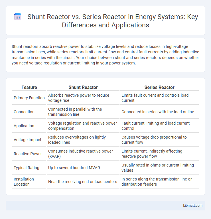 Shunt Reactor vs. Series Reactor in Energy Systems: Key Differences and Applications