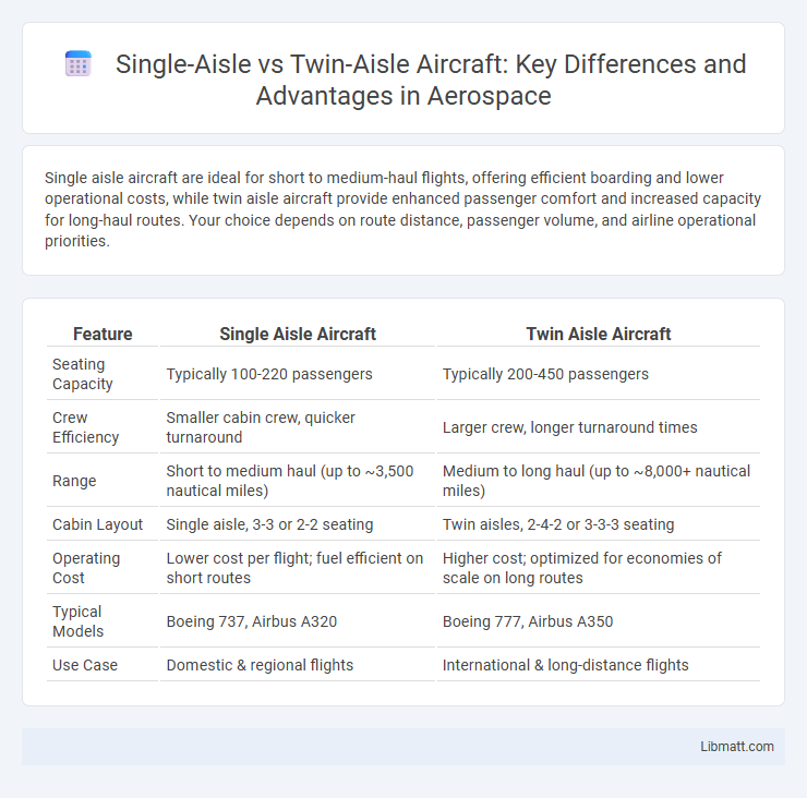 Single-Aisle vs Twin-Aisle Aircraft: Key Differences and Advantages in Aerospace