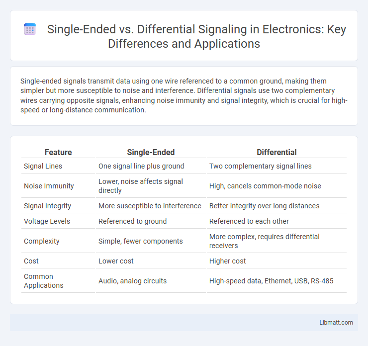 Single-Ended vs. Differential Signaling in Electronics: Key Differences and Applications