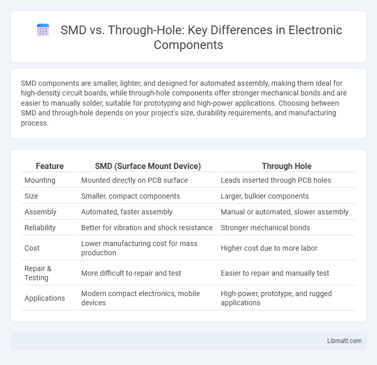 SMD vs. Through-Hole: Key Differences in Electronic Components