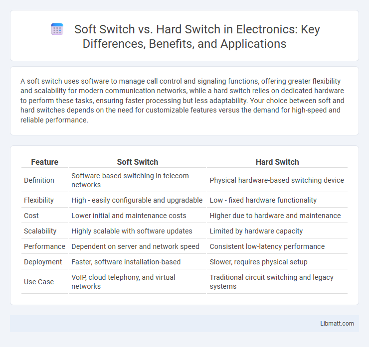 Soft Switch vs. Hard Switch in Electronics: Key Differences, Benefits, and Applications
