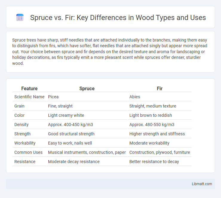 Spruce vs. Fir: Key Differences in Wood Types and Uses